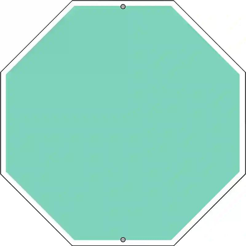Mint Dye Sublimation Octagon Metal Novelty Stop Sign BS-1014