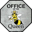 Office of the Queen Metal Novelty Octagon Stop Sign BS-356