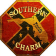 Southern Charm Florida Metal Novelty Stop Sign BS-373