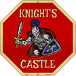 Knights Castle Metal Novelty Stop Sign BS-455