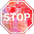 Stop Novelty Metal Stop Sign BS-469