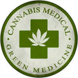 Cannabis Medicine Novelty Metal Circular Sign 12" (C)