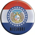 Missouri State Flag Metal Circular Sign 12" (C)