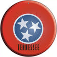 Tennessee State Flag Metal Circular Sign 12" (C)