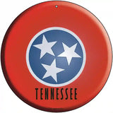 Tennessee State Flag Metal Circular Sign 12" (C)