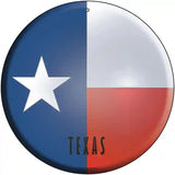 Texas State Flag Metal Circular Sign 12" (C)