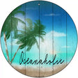 Oceanaholic Novelty Metal Circular Sign 12" (C)