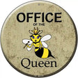 Office of the Queen Metal Circular Sign 12" (C)