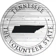 Tennessee Volunteer State Wholesasle Novelty Metal Circle Sign C-1832 12" (C)