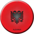 Albania Country Novelty Metal Circular Sign 12" (C)