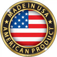 American Product Novelty Metal Circle Sign C-1865 12" (C)