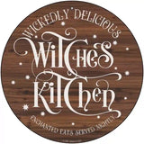 Witches Kitchen Novelty Metal Circle Sign 12" (C)