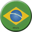 Brazil Country Novelty Metal Circular Sign 12" (C)