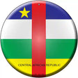 Central African Republic Country Novelty Metal Circular Sign 12" (C)