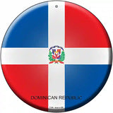 Dominican Republic Country Novelty Metal Circular Sign 12" (C)