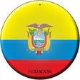 Ecuador Country Novelty Metal Circular Sign 12" (C)