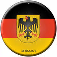 Germany Country Novelty Metal Circular Sign 12" (C)