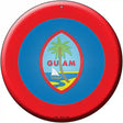 Guam Country Novelty Metal Circular Sign 12" (C)