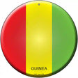 Guinea Country Novelty Metal Circular Sign 12" (C)