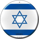 Israel Country Novelty Metal Circular Sign 12" (C)