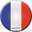 Mayotte Country Novelty Metal Circular Sign 12" (C)