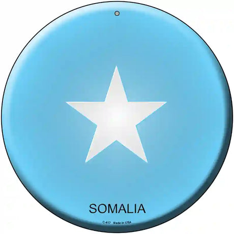 Somalia Country Novelty Metal Circular Sign 12" (C)