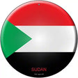 Sudan Country Novelty Metal Circular Sign 12" (C)