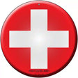 Switzerland Country Novelty Metal Circular Sign 12" (C)