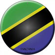 Tanzania Country Novelty Metal Circular Sign 12" (C)