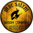 Salem Broom Company Novelty Metal Circular Sign 12" (C)