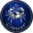 Cancer Novelty Metal Circular Sign 12" (C)