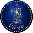 Virgo Novelty Metal Circular Sign 12" (C)