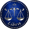 Libra Novelty Metal Circular Sign 12" (C)