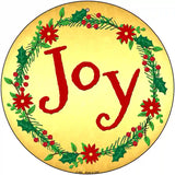 Joy Novelty Metal Circular Sign 12" (C)