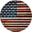 American Flag Novelty Circular Sign 12" (C)