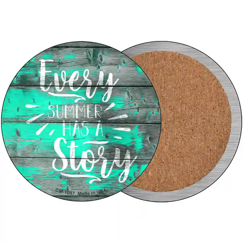 Every Summer Story Novelty Metal Circle Sign 3.5" (CC)