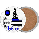 Idaho Back The Blue Novelty Circular Sign 3.5" (CC)