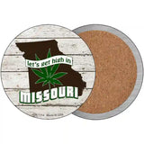 Lets Get High In Missouri Novelty Metal Circle 3.5" (CC)