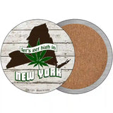 Lets Get High In New York Novelty Metal Circle 3.5" (CC)