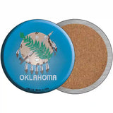 Oklahoma State Flag Metal Circular Sign 3.5" (CC)