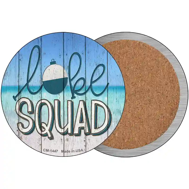 Lake Squad Novelty Metal Circular Sign 3.5" (CC)