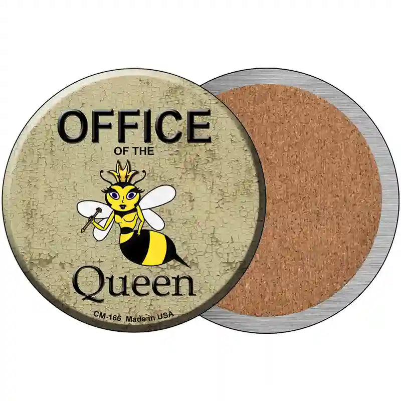 Office of the Queen Metal Circular Sign 3.5" (CC)