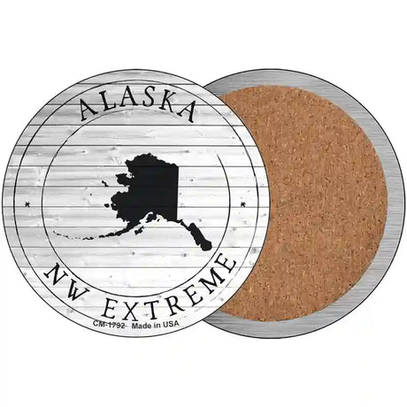 Alaska NW Extreme Novelty Metal Circle Sign C-1792 3.5" (CC)