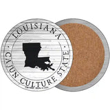 Louisiana Cajun Culture State Novelty Metal Circle Sign C-1808 3.5" (CC)