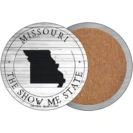 Missouri Show Me State Novelty Metal Circle Sign C-1815 3.5" (CC)