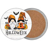 Happy Halloween Spooky Gnomes Novelty Metal Circle Sign 3.5" (CC)