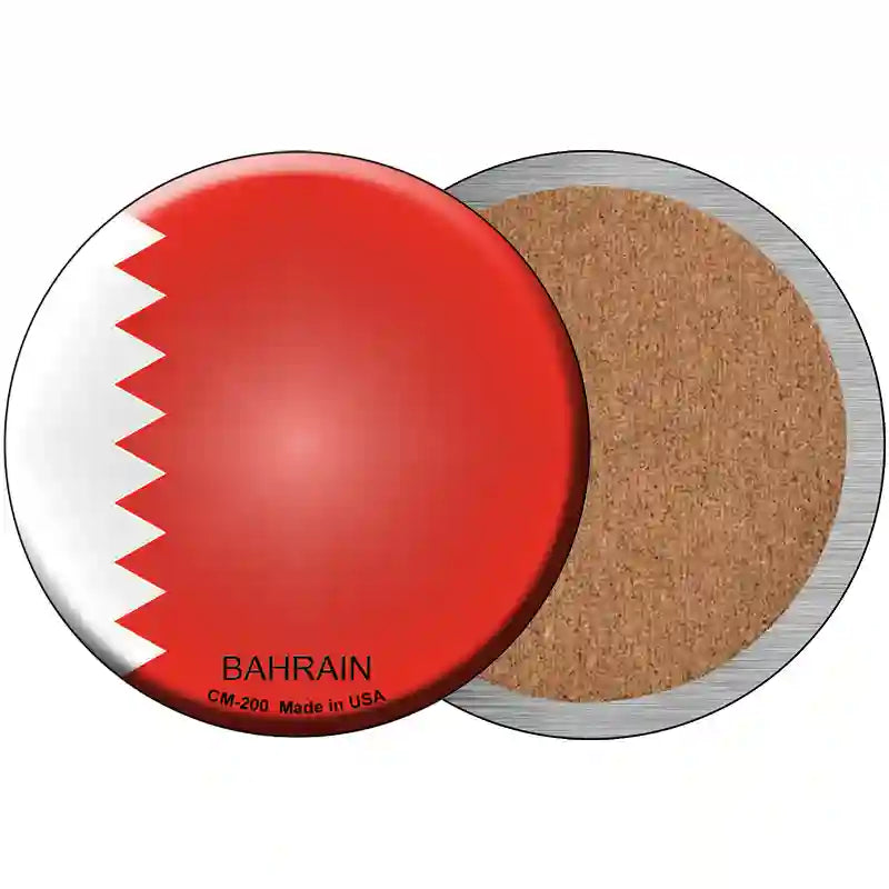 Bahrain Country Novelty Metal Circular Sign 3.5" (CC)