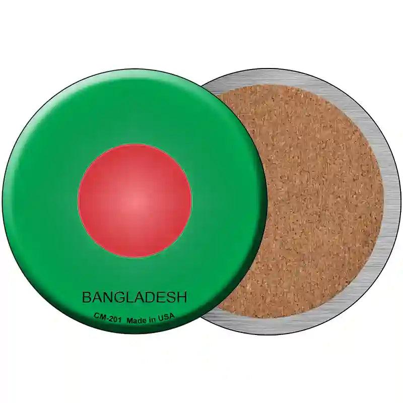 Bangladesh Country Novelty Metal Circular Sign 3.5" (CC)