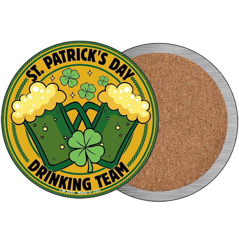 St Patricks Day Drinking Team Novelty Circle Coaster Set of 4 CC-2055