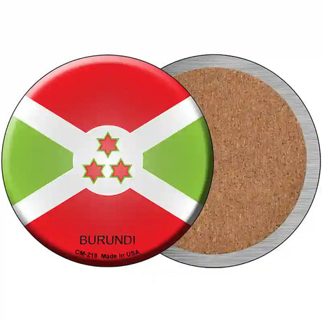 Burundi Country Novelty Metal Circular Sign 3.5" (CC)